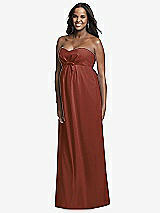 Front View Thumbnail - Auburn Moon Dessy Collection Maternity Bridesmaid Dress M434