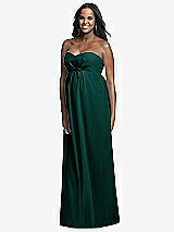 Front View Thumbnail - Evergreen Dessy Collection Maternity Bridesmaid Dress M434