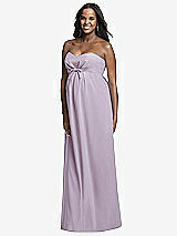Front View Thumbnail - Lilac Haze Dessy Collection Maternity Bridesmaid Dress M434