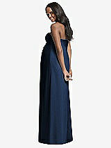 Rear View Thumbnail - Midnight Navy Dessy Collection Maternity Bridesmaid Dress M434
