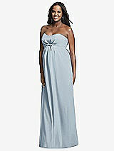 Front View Thumbnail - Mist Dessy Collection Maternity Bridesmaid Dress M434