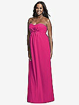Front View Thumbnail - Think Pink Dessy Collection Maternity Bridesmaid Dress M434