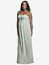 Front View Thumbnail - Willow Green Dessy Collection Maternity Bridesmaid Dress M434