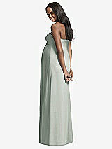 Rear View Thumbnail - Willow Green Dessy Collection Maternity Bridesmaid Dress M434