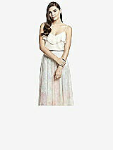 Front View Thumbnail - Rose Romance Dessy Collection Bridesmaid Skirt S2977PRNT