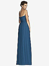 Rear View Thumbnail - Dusk Blue After Six Bridesmaid Dress 6768