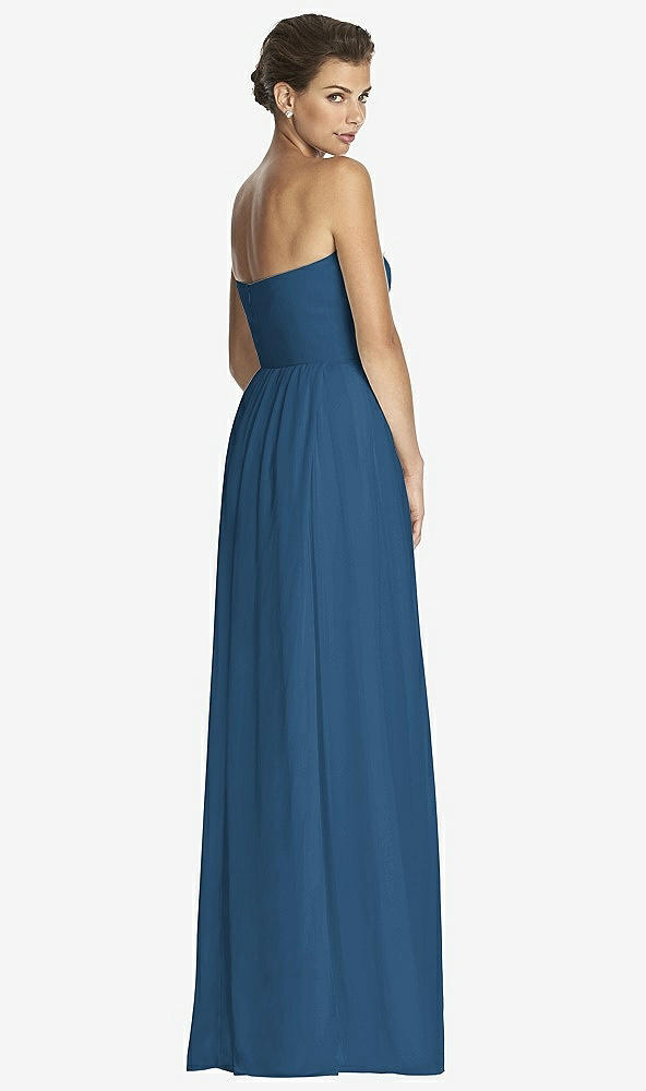 Back View - Dusk Blue After Six Bridesmaid Dress 6768