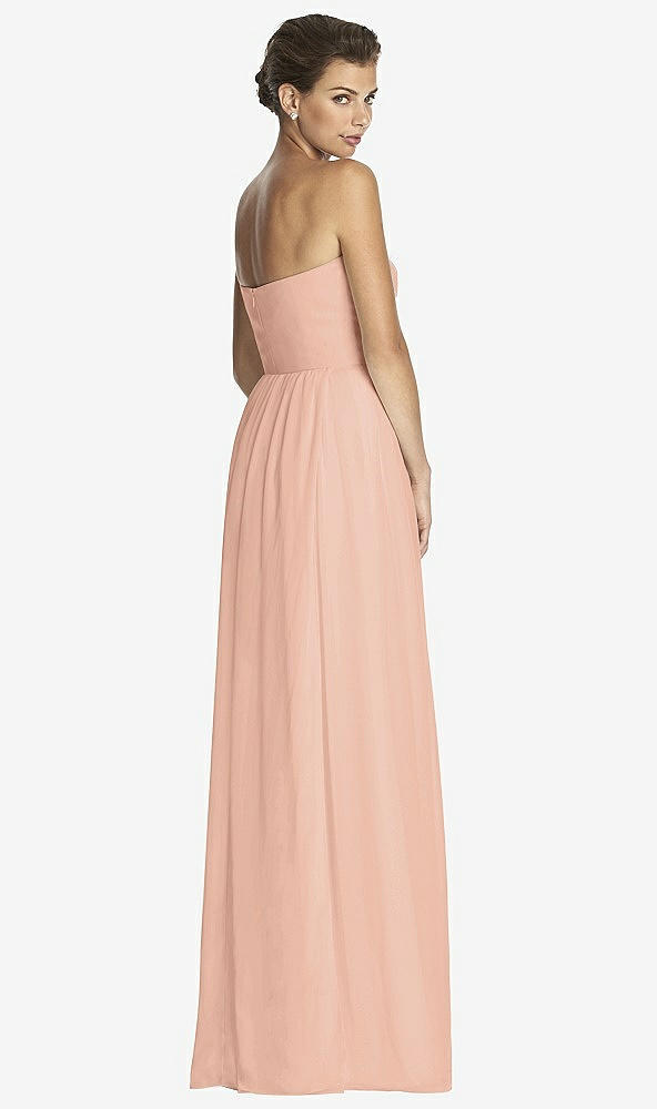 Back View - Pale Peach After Six Bridesmaid Dress 6768