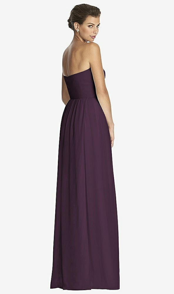 Back View - Aubergine After Six Bridesmaid Dress 6768