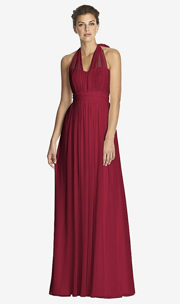 Front View - Burgundy After Six Bridesmaid Dress 6768