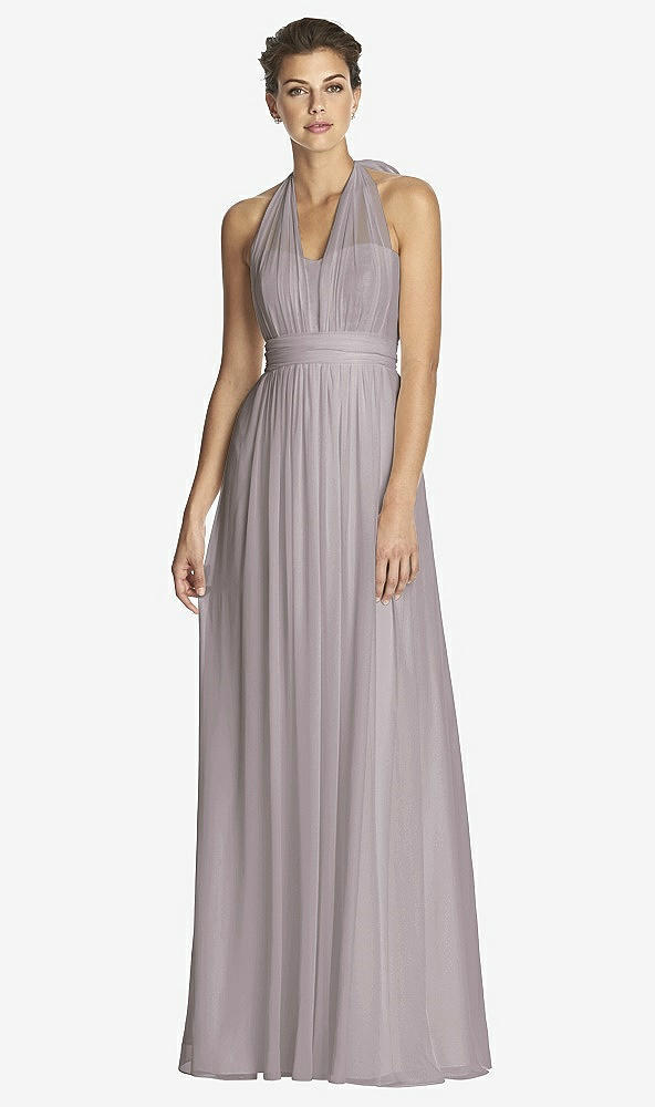 Front View - Cashmere Gray After Six Bridesmaid Dress 6768