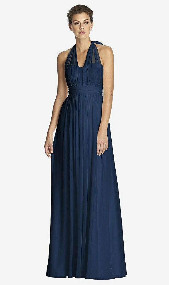Front View - Midnight Navy After Six Bridesmaid Dress 6768