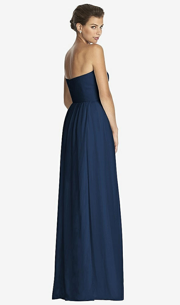 Back View - Midnight Navy After Six Bridesmaid Dress 6768