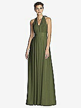 Front View Thumbnail - Olive Green After Six Bridesmaid Dress 6768