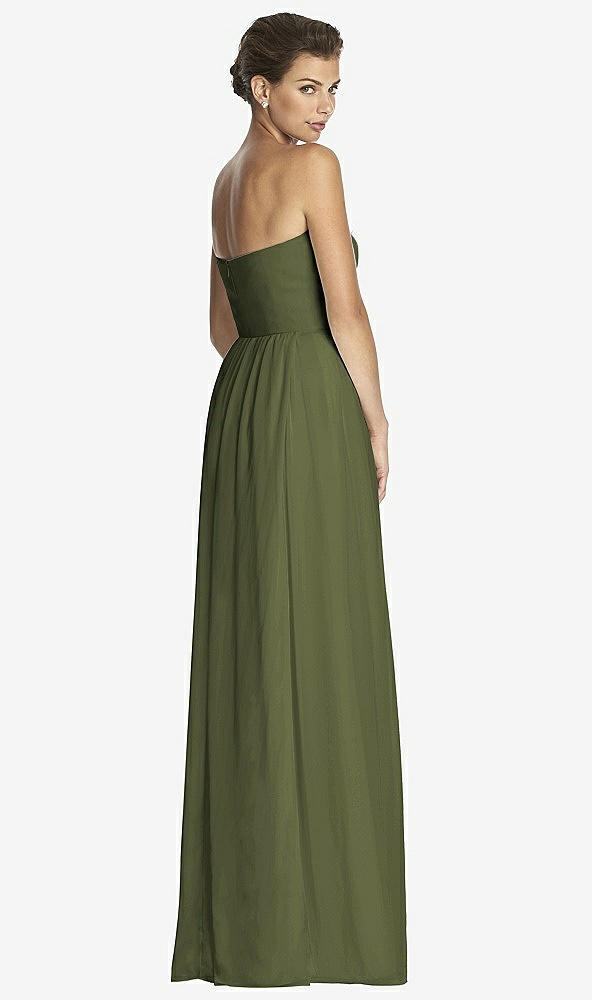 Back View - Olive Green After Six Bridesmaid Dress 6768