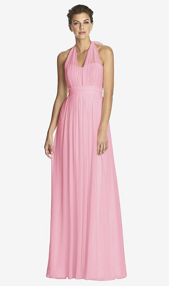 Front View - Peony Pink After Six Bridesmaid Dress 6768