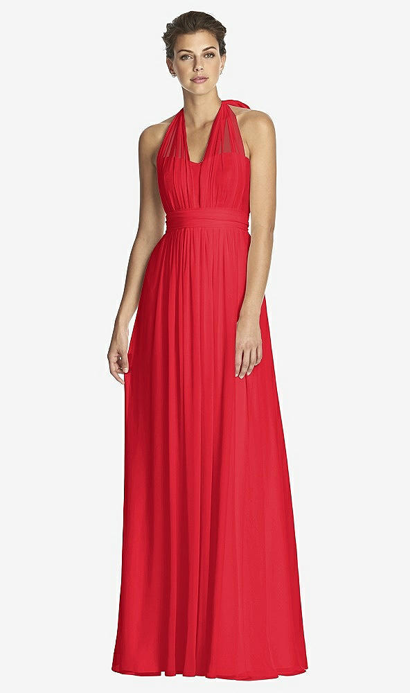 Front View - Parisian Red After Six Bridesmaid Dress 6768