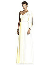 Alt View 2 Thumbnail - Pale Yellow After Six Bridesmaid Dress 6768