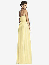 Rear View Thumbnail - Pale Yellow After Six Bridesmaid Dress 6768