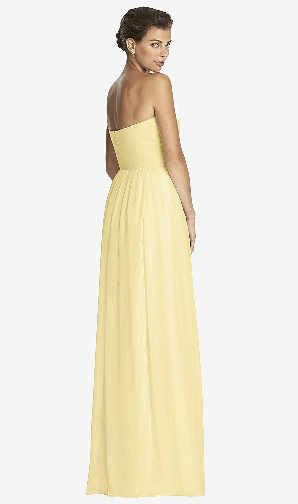 Back View - Pale Yellow After Six Bridesmaid Dress 6768