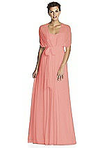 Alt View 3 Thumbnail - Coral Pink After Six Bridesmaid Dress 6768