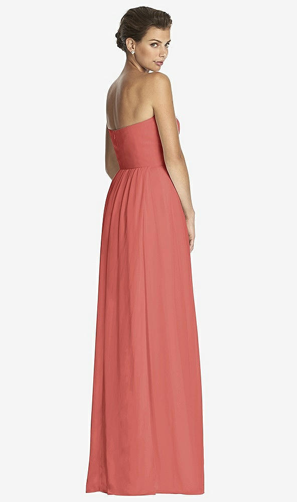 Back View - Coral Pink After Six Bridesmaid Dress 6768