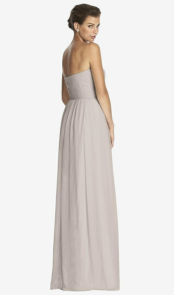 Back View - Taupe After Six Bridesmaid Dress 6768