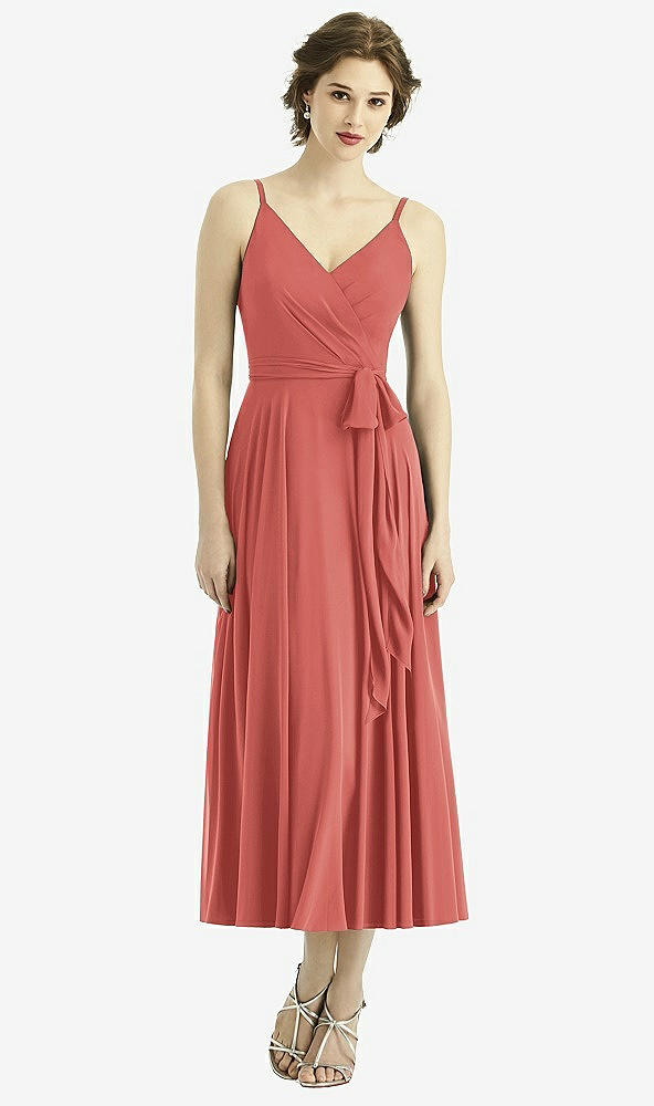 Front View - Coral Pink After Six Bridesmaid style 1503