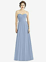 Front View Thumbnail - Cloudy Strapless Sweetheart Gown with Optional Straps