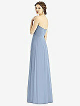 Rear View Thumbnail - Cloudy Strapless Sweetheart Gown with Optional Straps