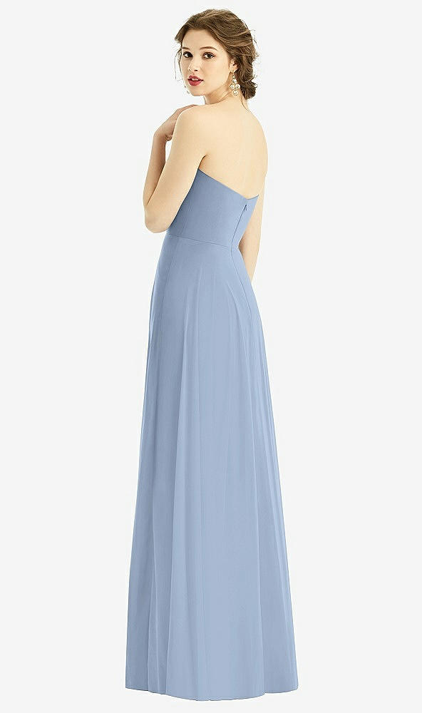 Back View - Cloudy Strapless Sweetheart Gown with Optional Straps