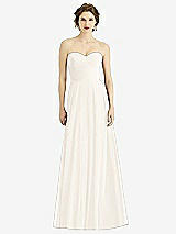 Front View Thumbnail - Ivory Strapless Sweetheart Gown with Optional Straps