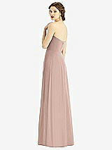 Rear View Thumbnail - Neu Nude Strapless Sweetheart Gown with Optional Straps