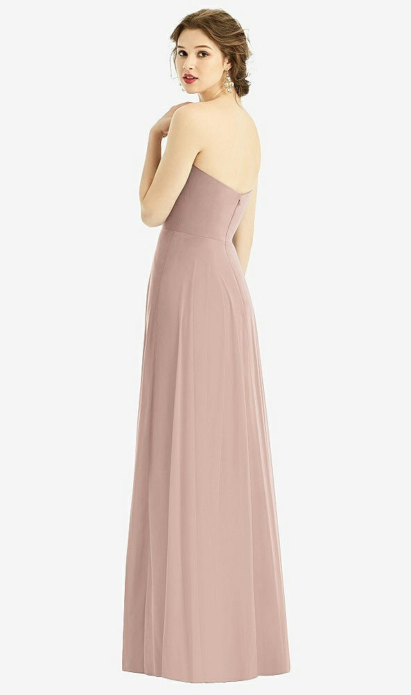 Back View - Neu Nude Strapless Sweetheart Gown with Optional Straps
