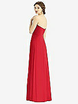 Rear View Thumbnail - Parisian Red Strapless Sweetheart Gown with Optional Straps