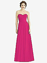 Front View Thumbnail - Think Pink Strapless Sweetheart Gown with Optional Straps