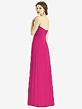 Rear View Thumbnail - Think Pink Strapless Sweetheart Gown with Optional Straps
