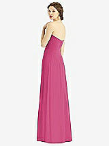 Rear View Thumbnail - Tea Rose Strapless Sweetheart Gown with Optional Straps