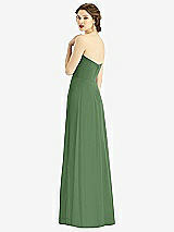 Rear View Thumbnail - Vineyard Green Strapless Sweetheart Gown with Optional Straps