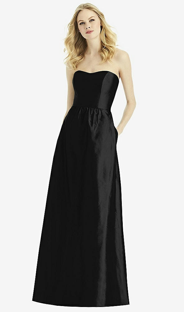 Front View - Black After Six Bridesmaid Dress 6772
