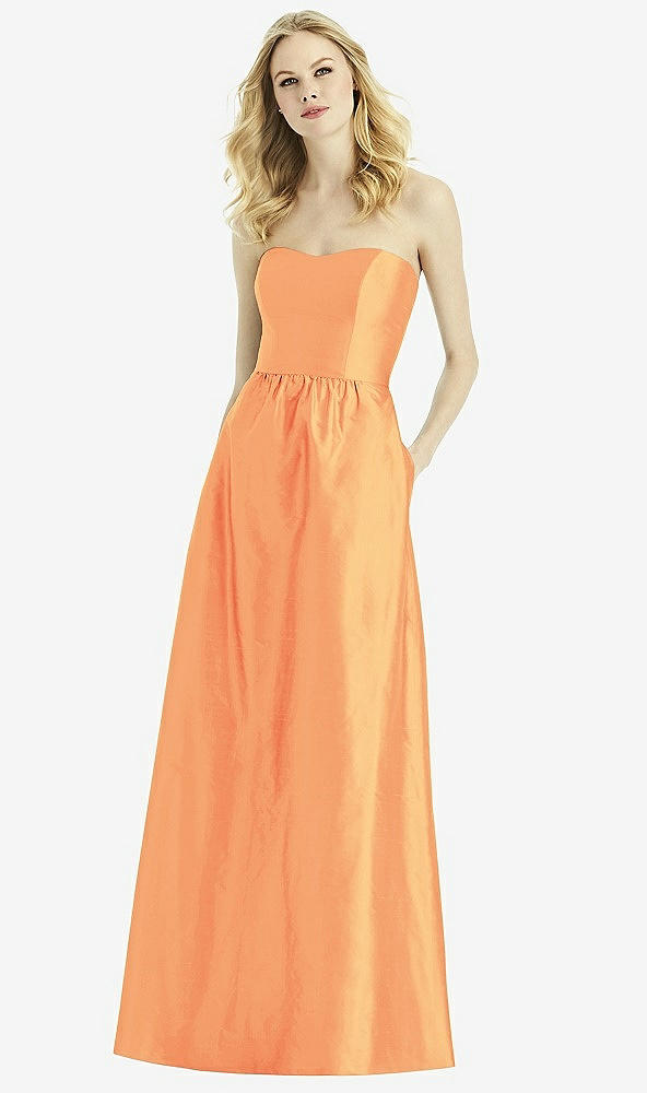 Front View - Orange Crush After Six Bridesmaid Dress 6772