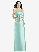 Front View Thumbnail - Seaside Alfred Sung Maternity Bridesmaid Dress Style M436