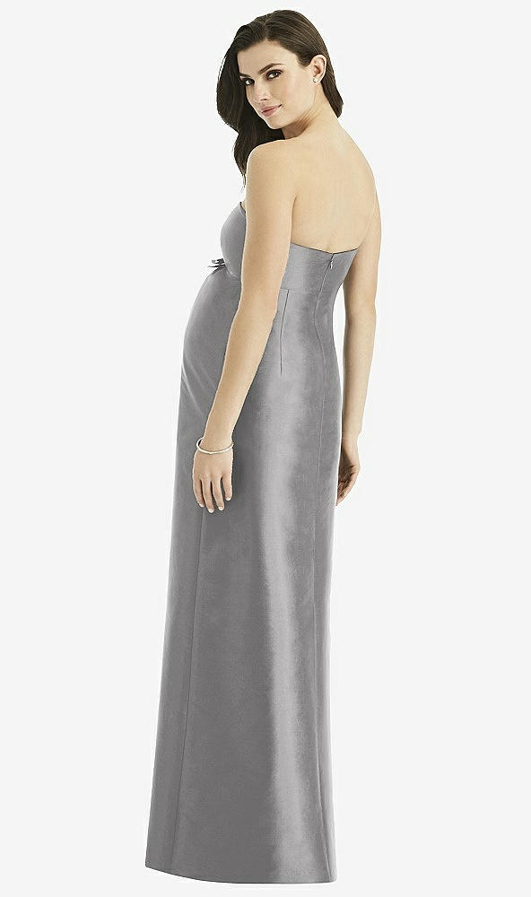 Back View - Quarry Alfred Sung Maternity Bridesmaid Dress Style M436