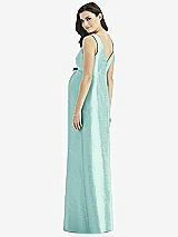 Rear View Thumbnail - Seaside Alfred Sung Maternity Bridesmaid Dress Style M437