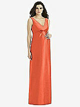 Front View Thumbnail - Fiesta Alfred Sung Maternity Bridesmaid Dress Style M438