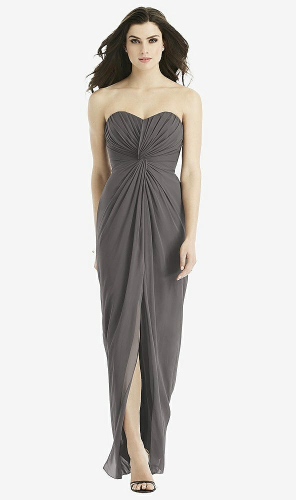 Front View - Caviar Gray Studio Design Bridesmaid Dress 4523