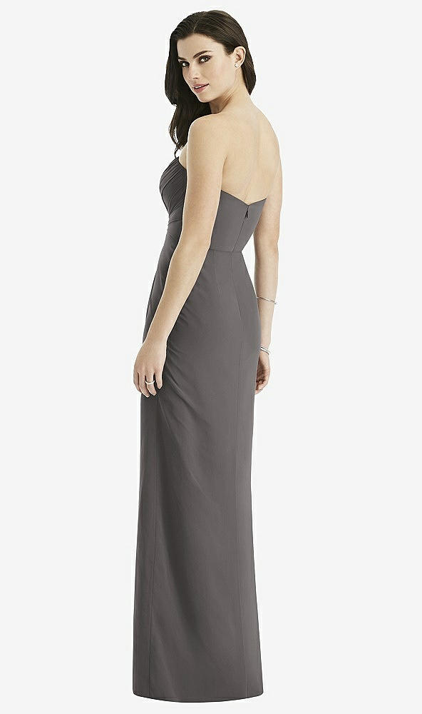 Back View - Caviar Gray Studio Design Bridesmaid Dress 4523