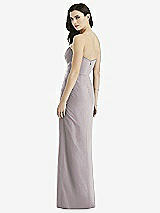 Rear View Thumbnail - Cashmere Gray Studio Design Bridesmaid Dress 4523
