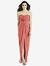 Front View Thumbnail - Coral Pink Studio Design Bridesmaid Dress 4523