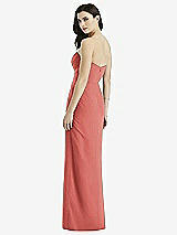 Rear View Thumbnail - Coral Pink Studio Design Bridesmaid Dress 4523